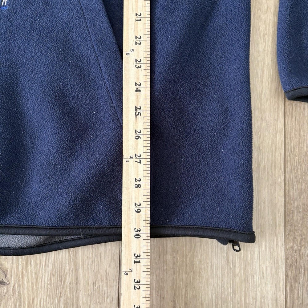 Eddie Bauer Gray Blue Pullover Hoodie Men's XL Kangaroo Pocket Reversible Zip - Picture 6 of 9
